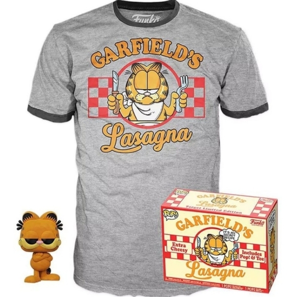 Funko Other - Garfield Funko POP Tshirt and Figure